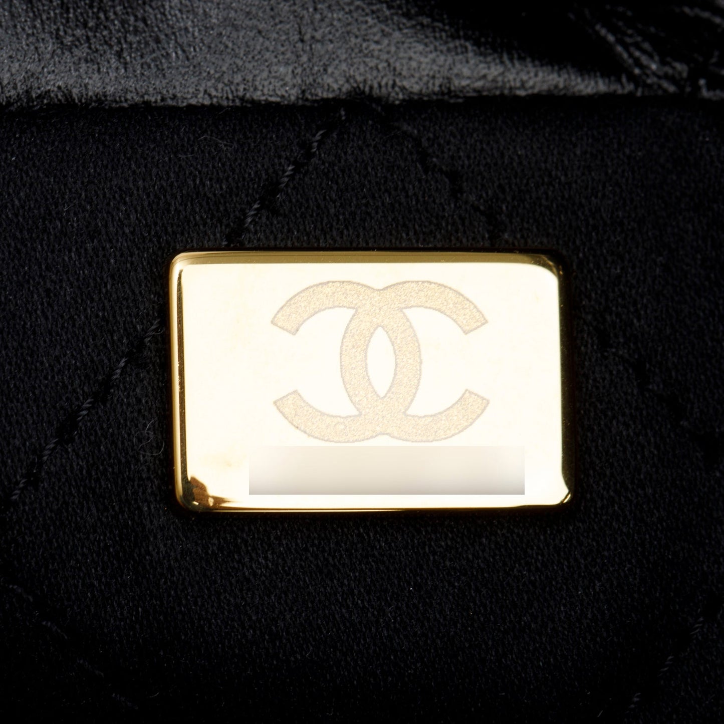 Chanel Black Shiny Calfskin Quilted Mini Chanel 22
