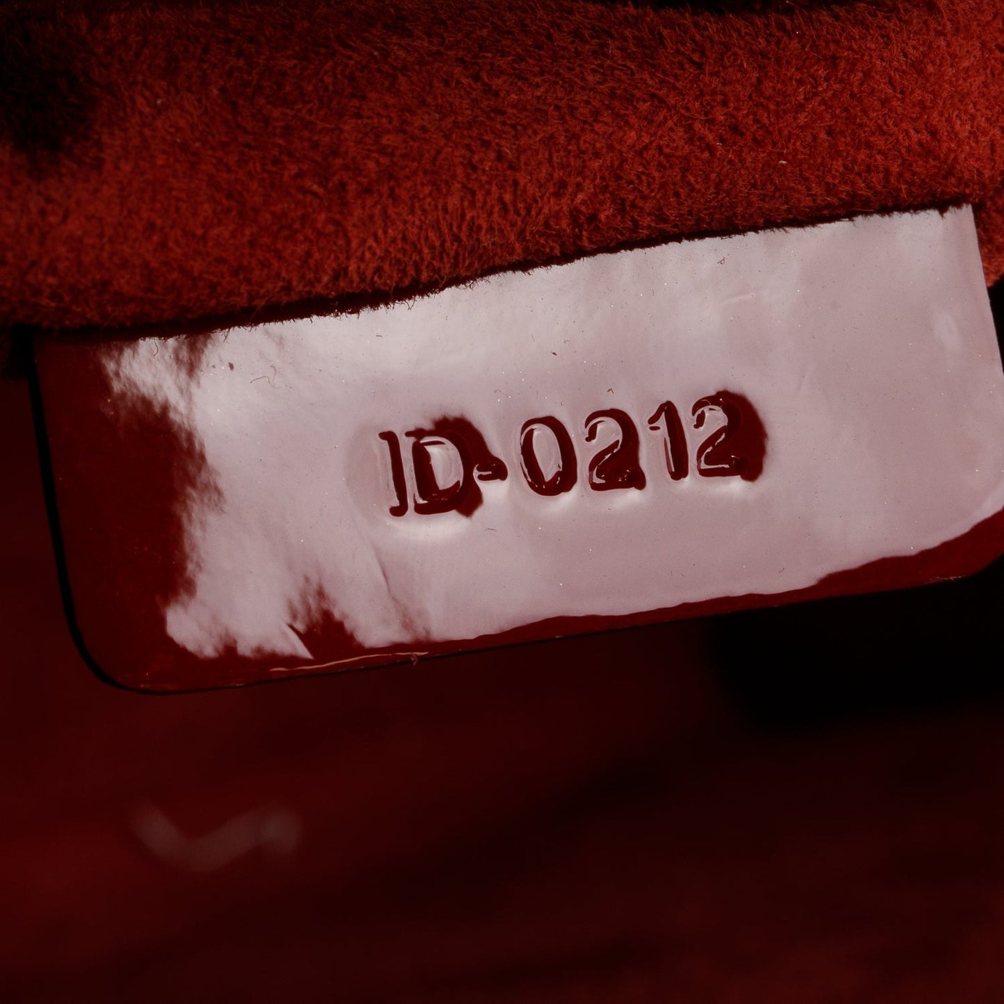 Christian Dior 2022 Red Patent Cannage Leather Small Lady Dior