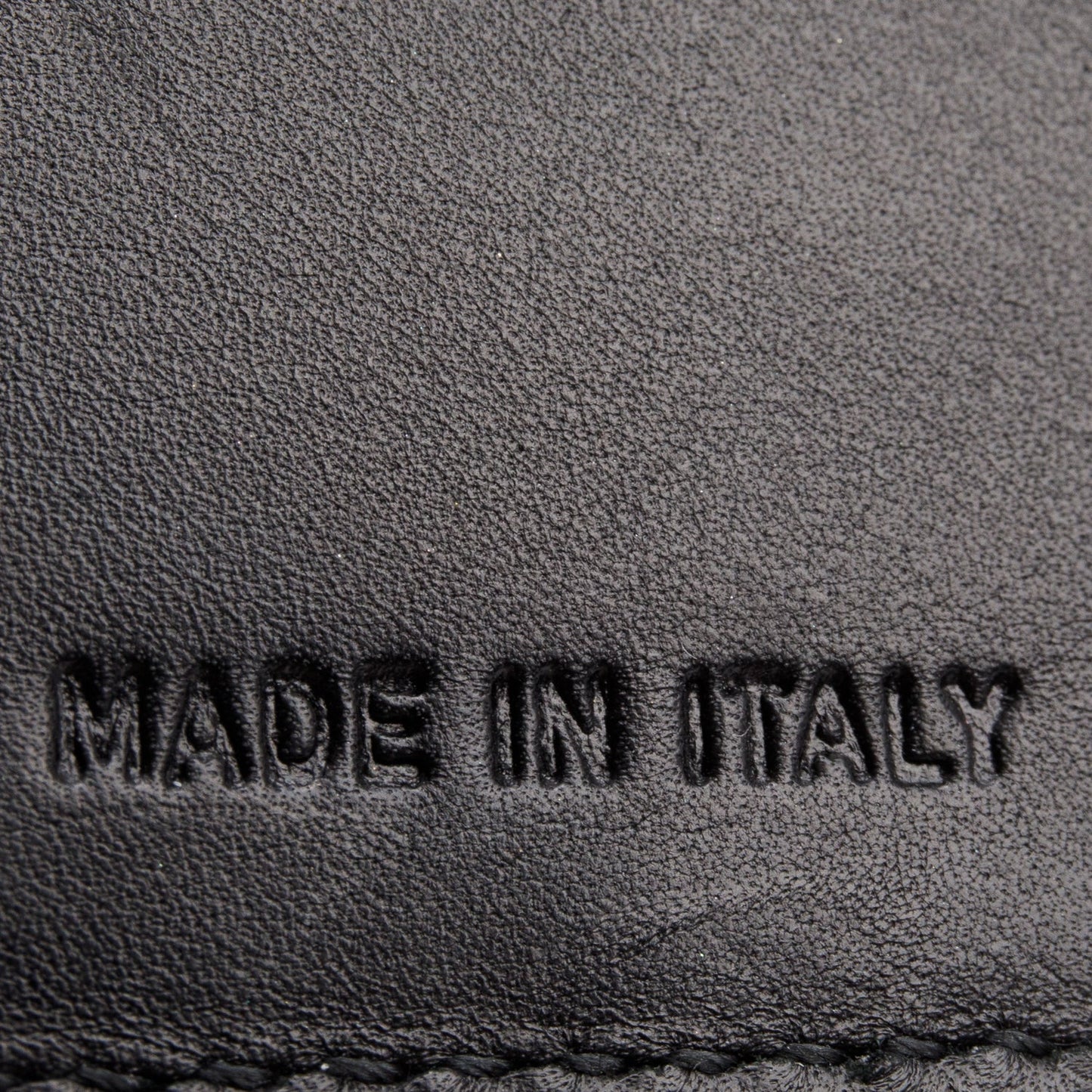 Prada Black Spazzolato Trifold Compact Wallet