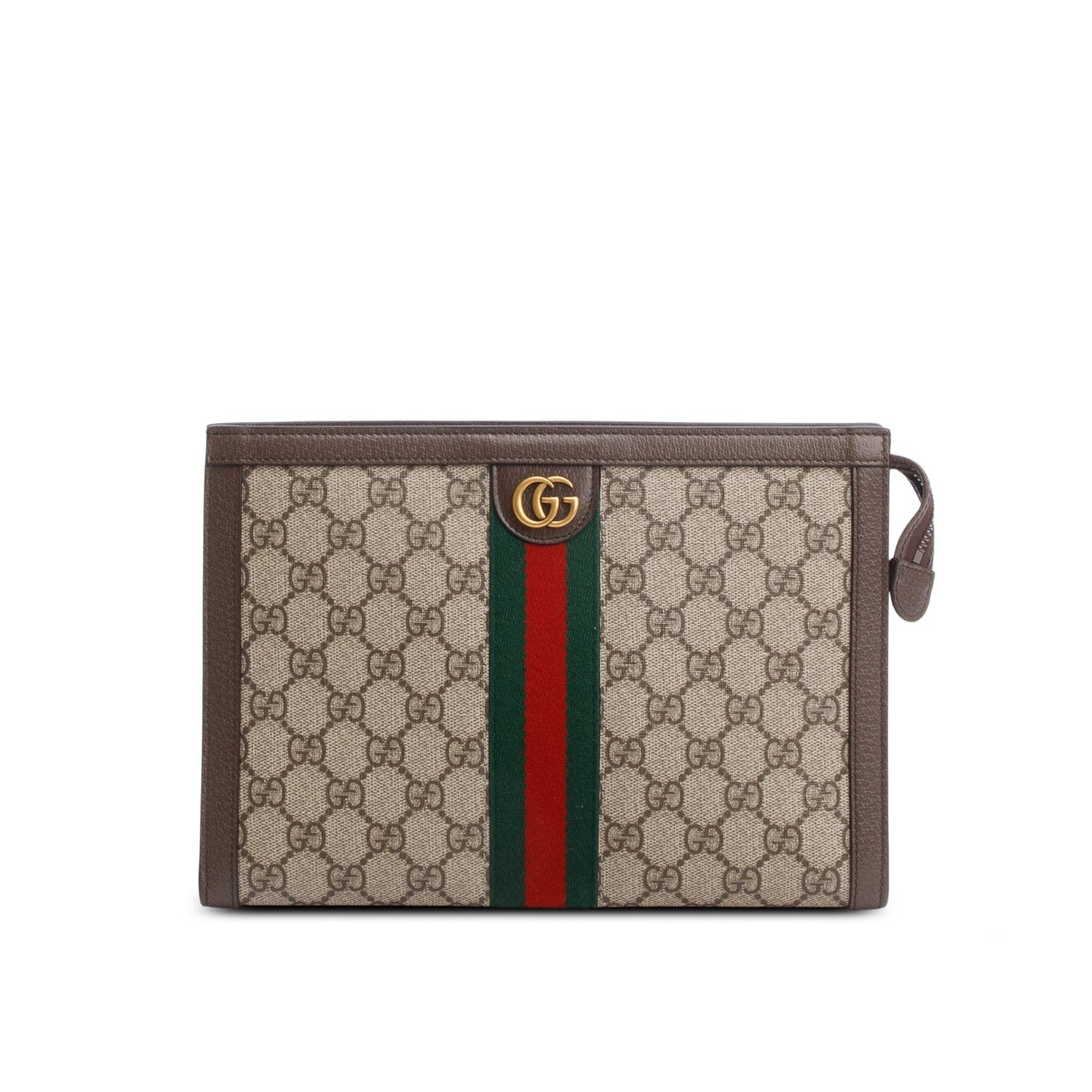 Gucci GG Supreme Monogram Small Ophidia Wristlet Pouch