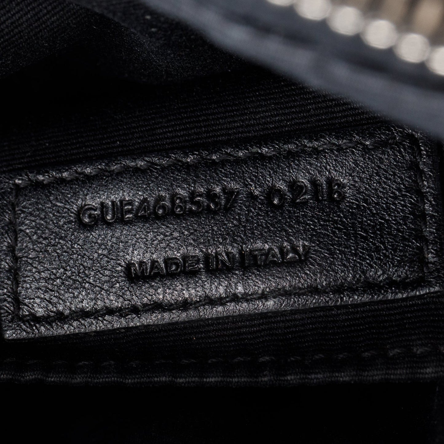 Saint Laurent Black Quilted Leather Lou Camera Bag