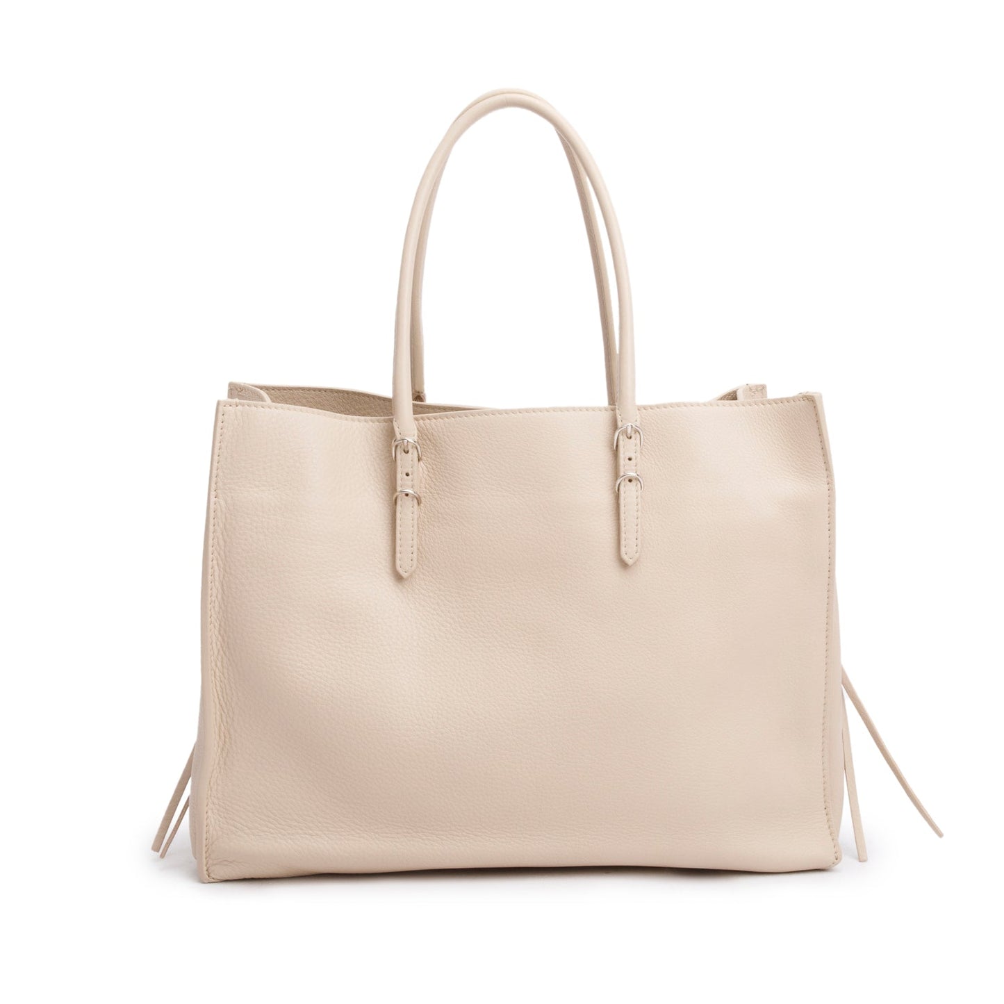 Balenciaga Beige Smooth Calf B4 Zip Around Tote