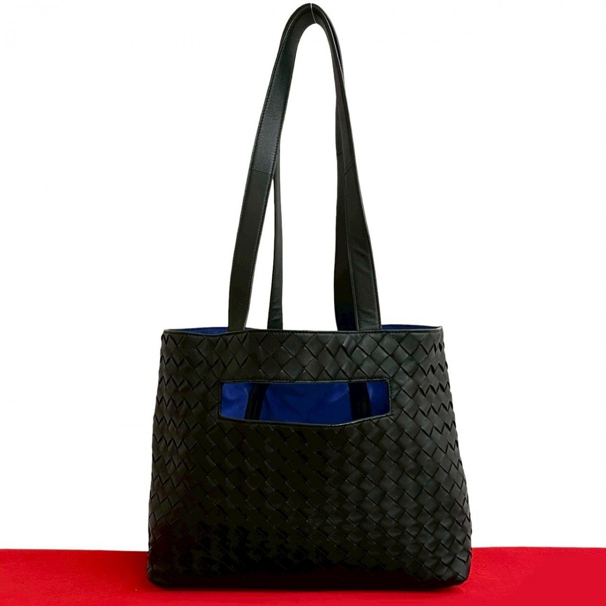 BOTTEGAVENETA Tote Bag leather black The Slot