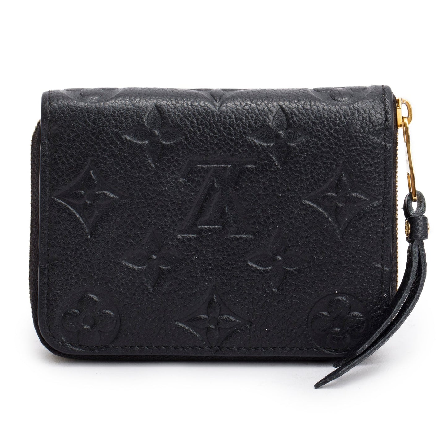 Louis Vuitton Black Monogram Empreinte Leather Zippy Coin Purse