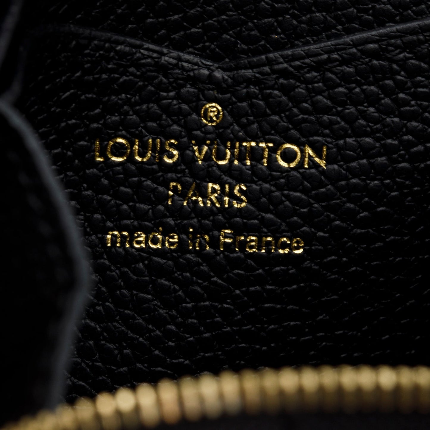 Louis Vuitton Black Monogram Empreinte Leather Zippy Coin Purse