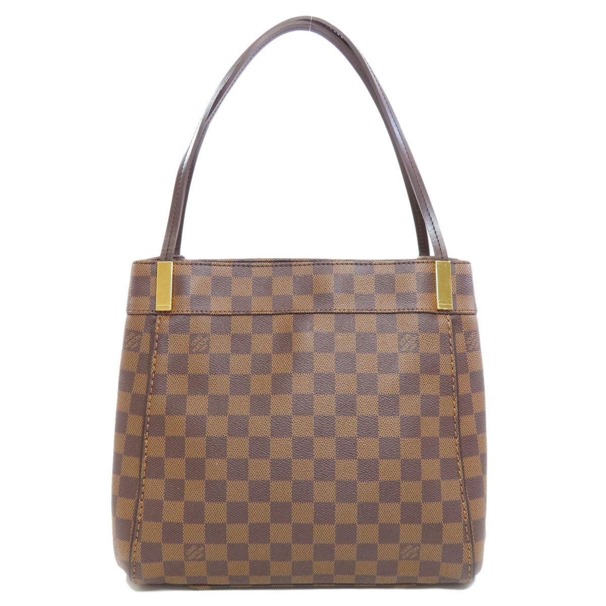 LOUIS VUITTON Tote Bag N41215 Damier canvas Brown Marley Bourne PM Women