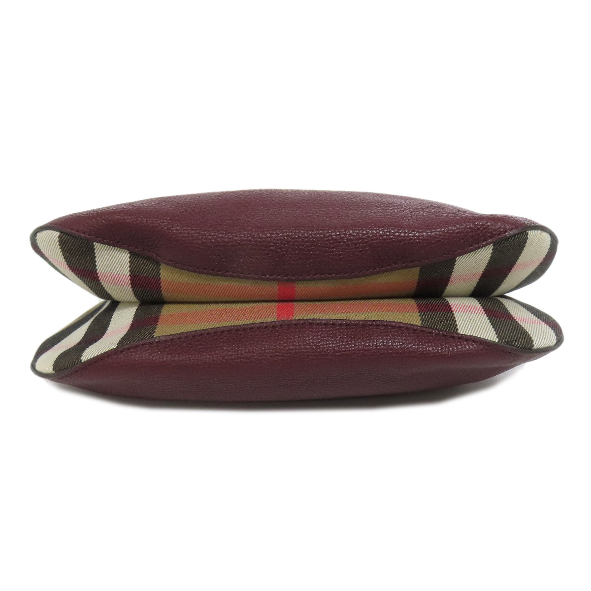 BURBERRY Shoulder Bag leather Red logo