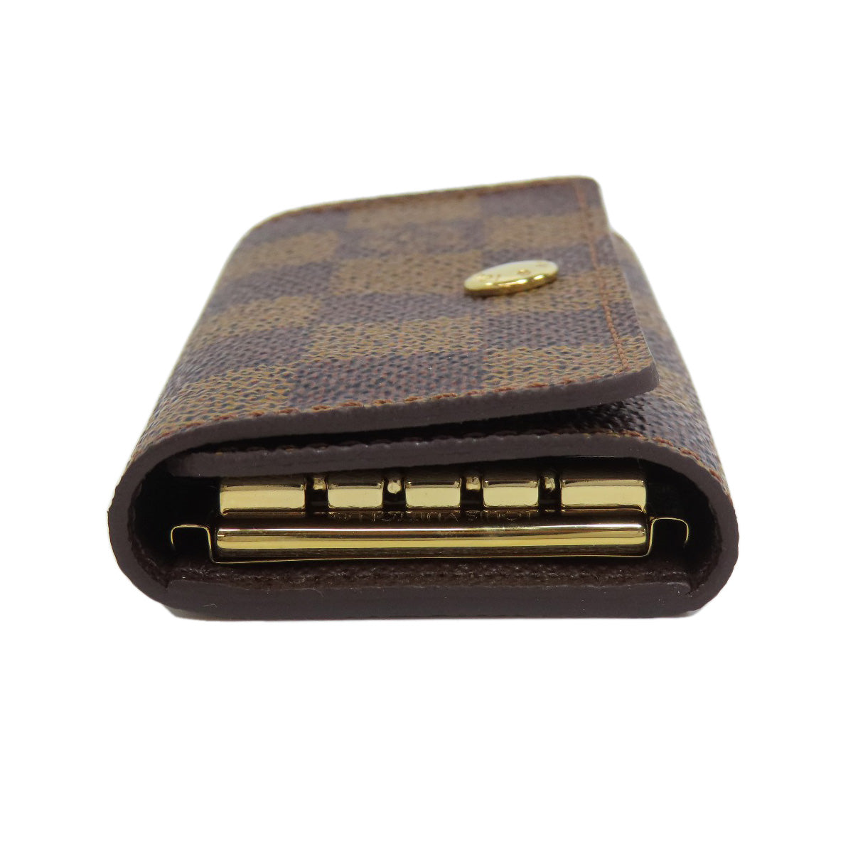 LOUIS VUITTON Key case Key holder  N62631 Damier canvas Brown Multicles4 Women(Unisex)