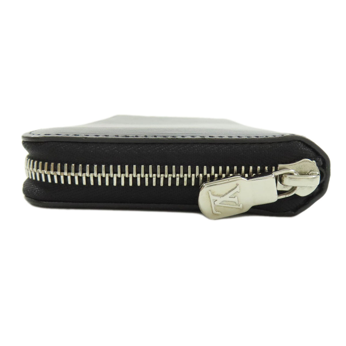 LOUIS VUITTON Long Wallet Purse M60965 Epi black Zippy wallet Vertical mens