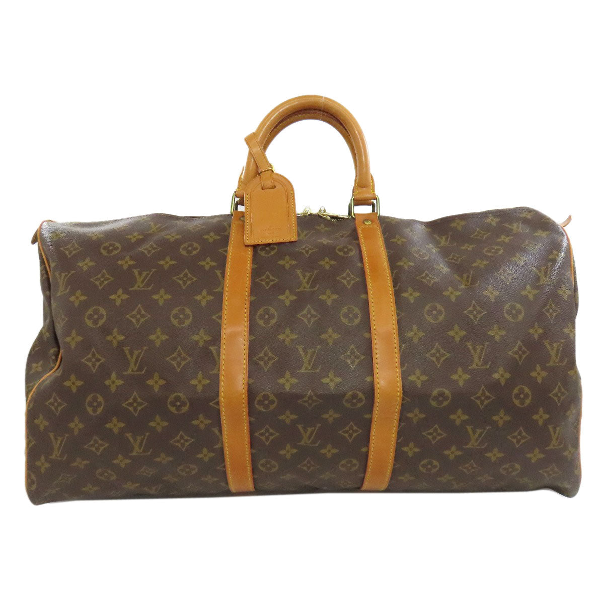 LOUIS VUITTON Boston Duffel bag M41424 Monogram canvas Brown Keepall 55