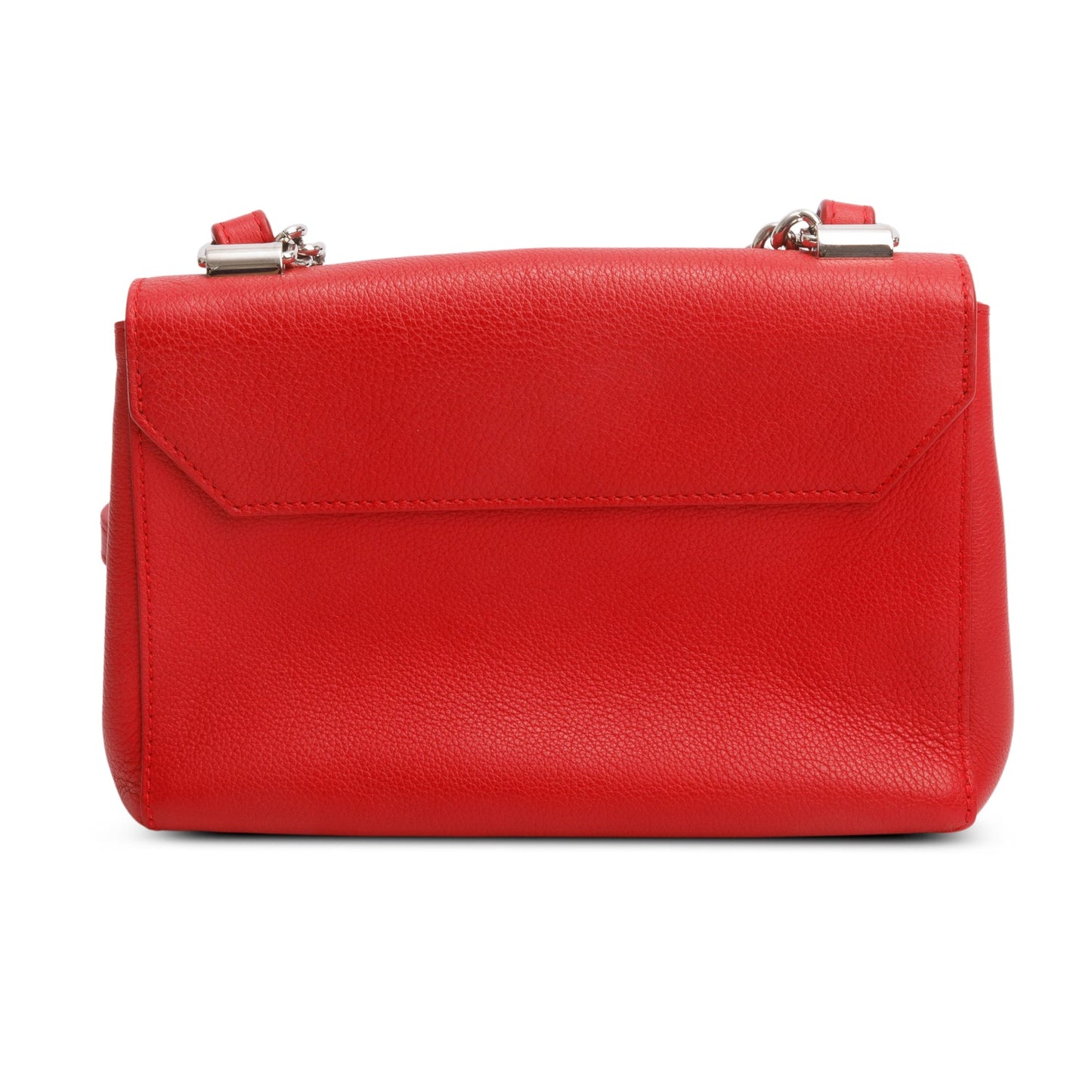 Louis Vuitton 2015 Red Calfskin Lock Me II Chain Bag BB