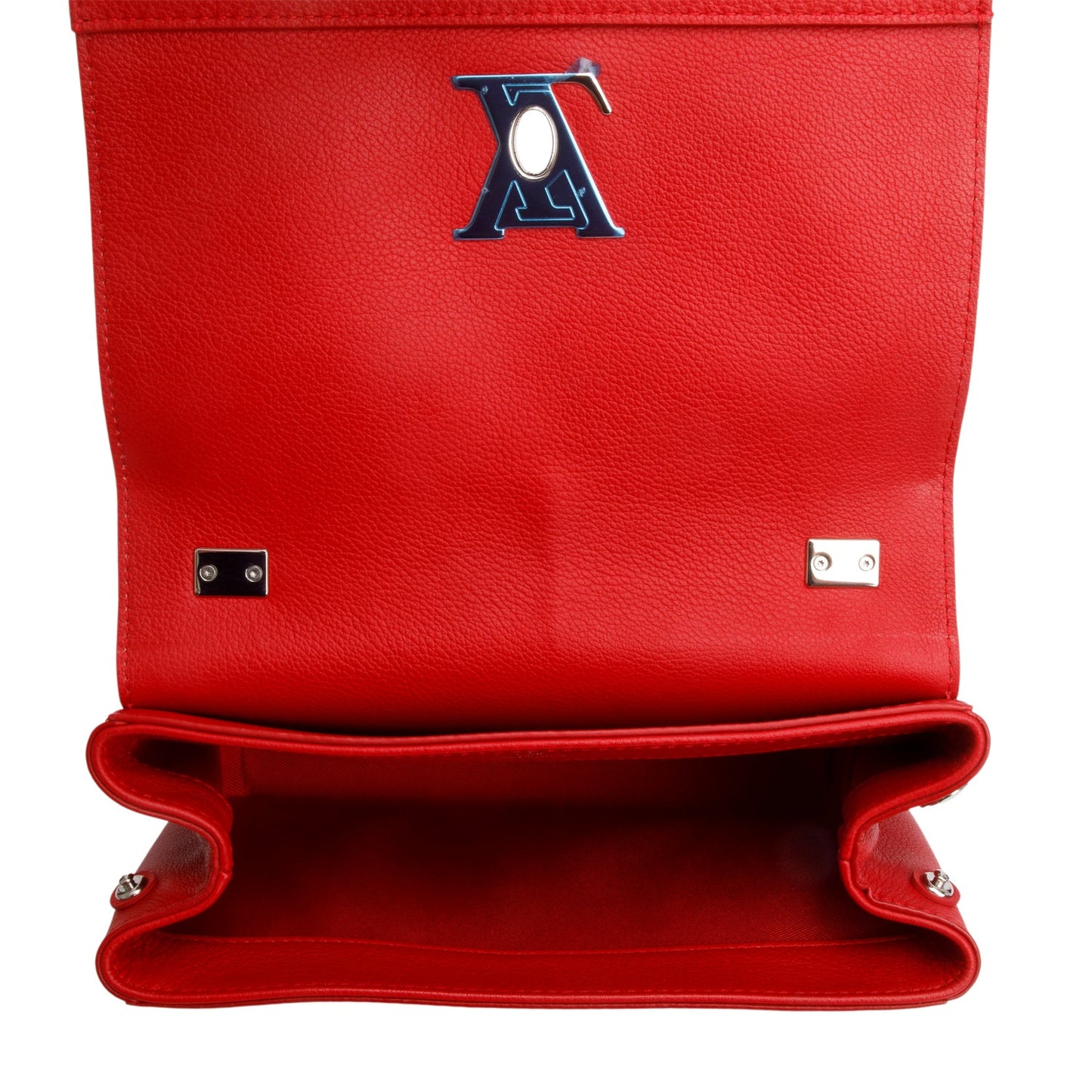 Louis Vuitton 2015 Red Calfskin Lock Me II Chain Bag BB