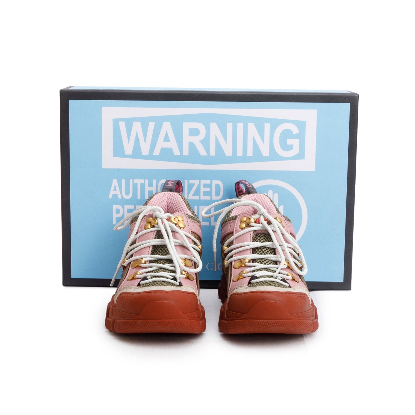Gucci x Sega Multicolor Canvas Calfskin Flashtrek Sneakers, Size 35.5