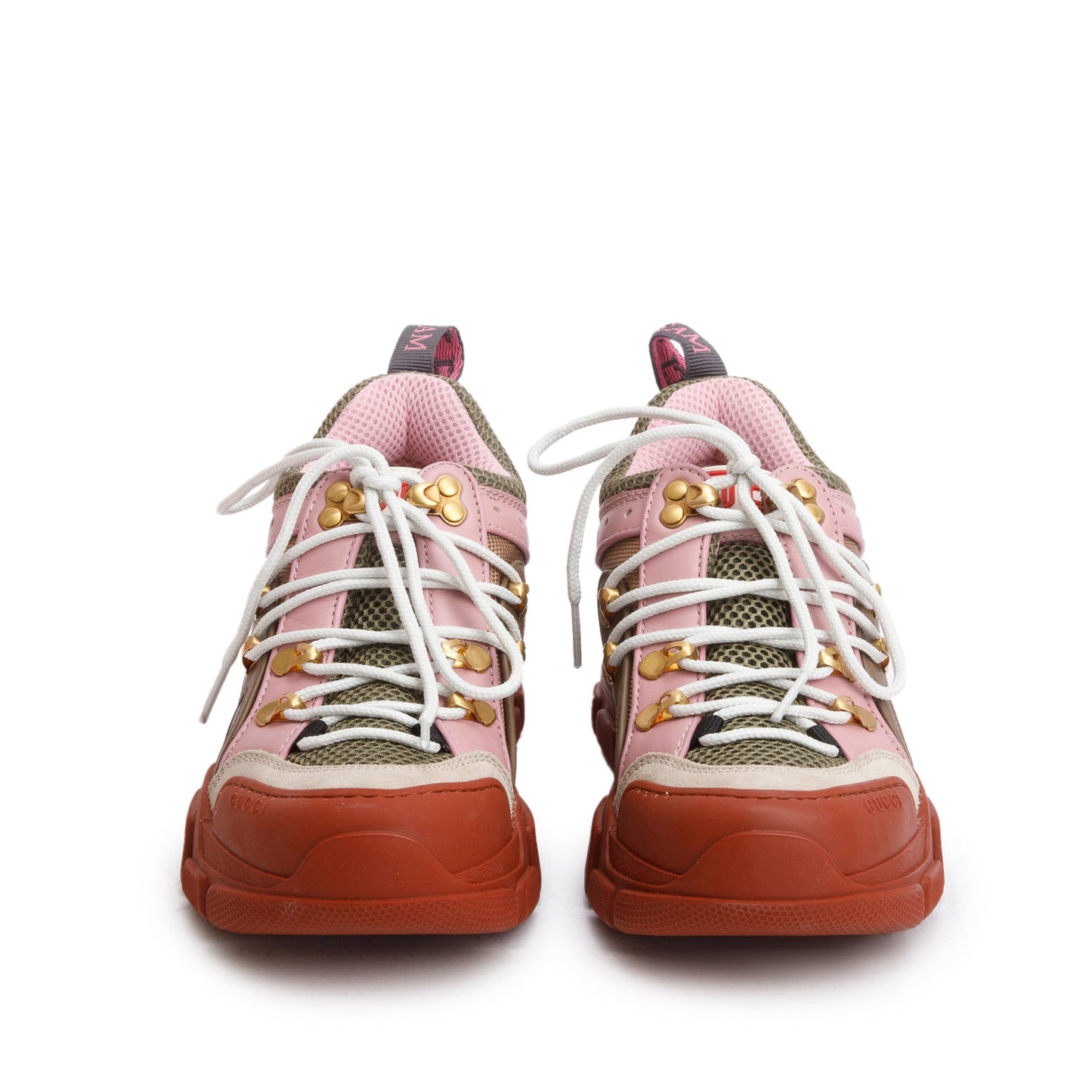 Gucci x Sega Multicolor Canvas Calfskin Flashtrek Sneakers, Size 35.5