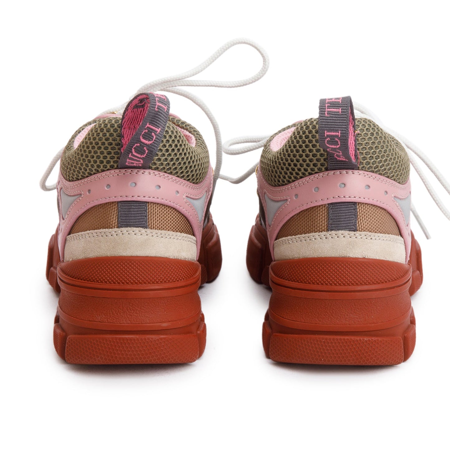 Gucci x Sega Multicolor Canvas Calfskin Flashtrek Sneakers, Size 35.5