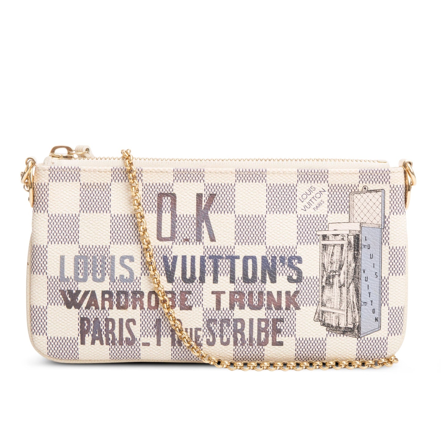Louis Vuitton Damier Azur Valise Milla Pochette MM