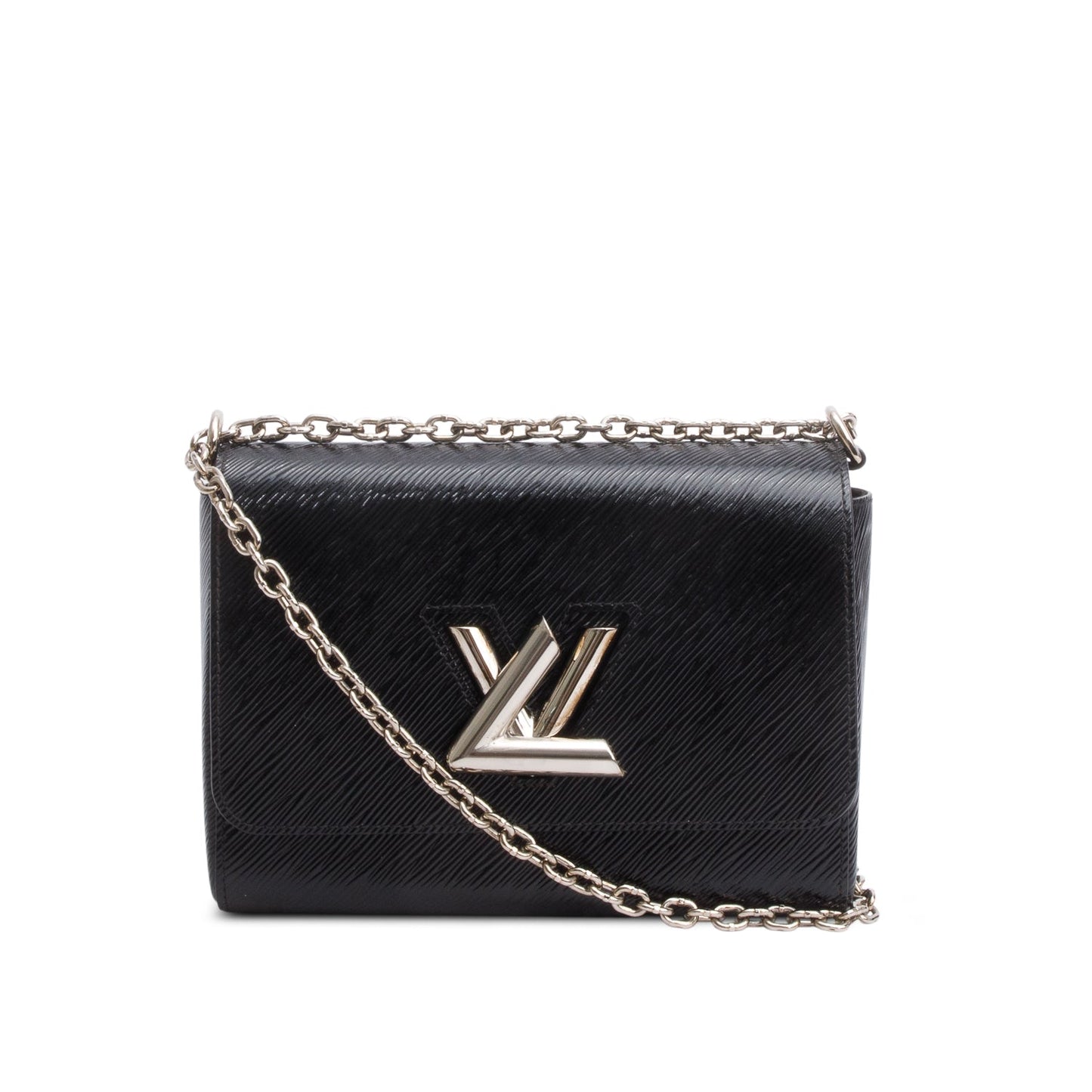Louis Vuitton Black Epi Leather Twist MM Bag