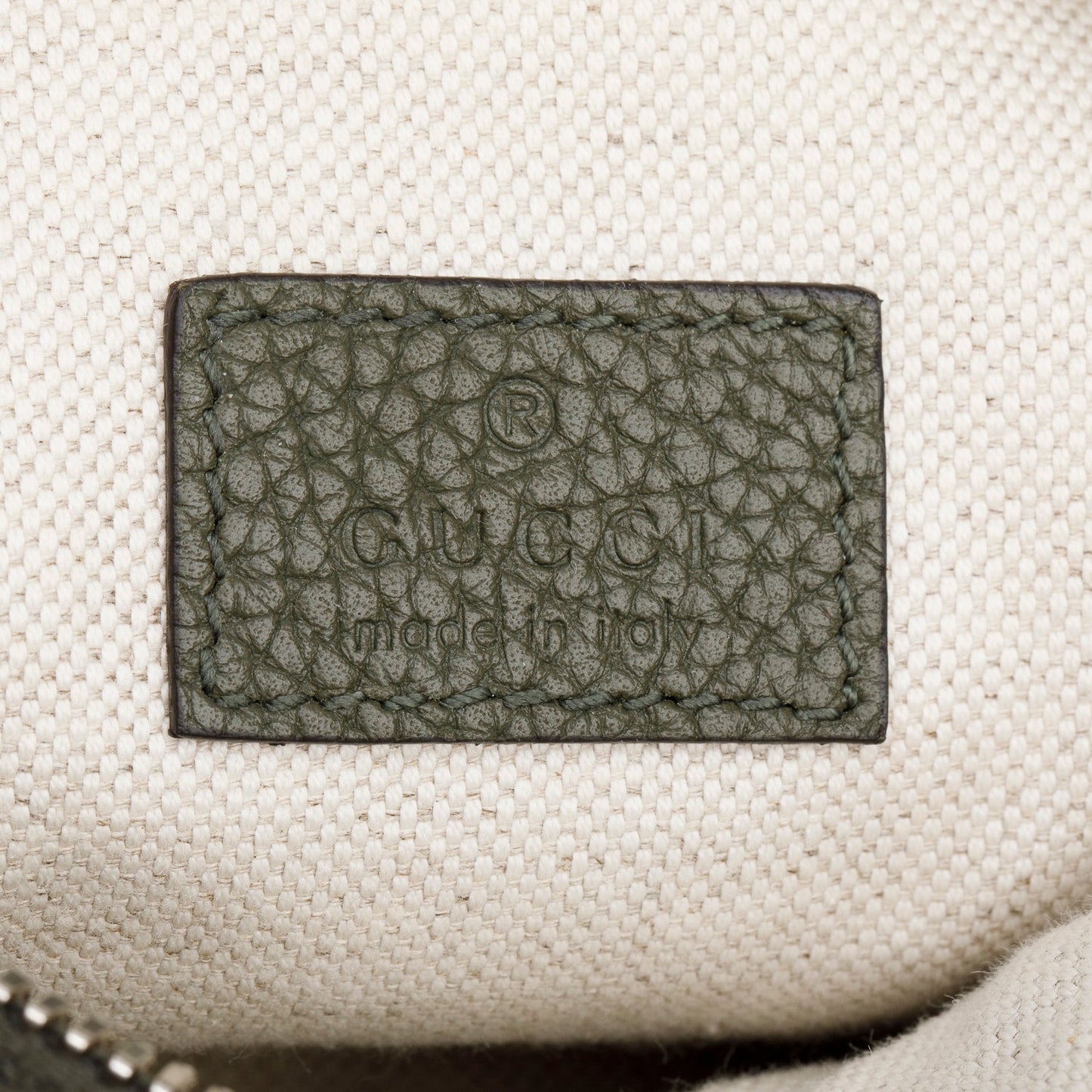 Gucci Green Leather Jumbo GG Small Belt Bag