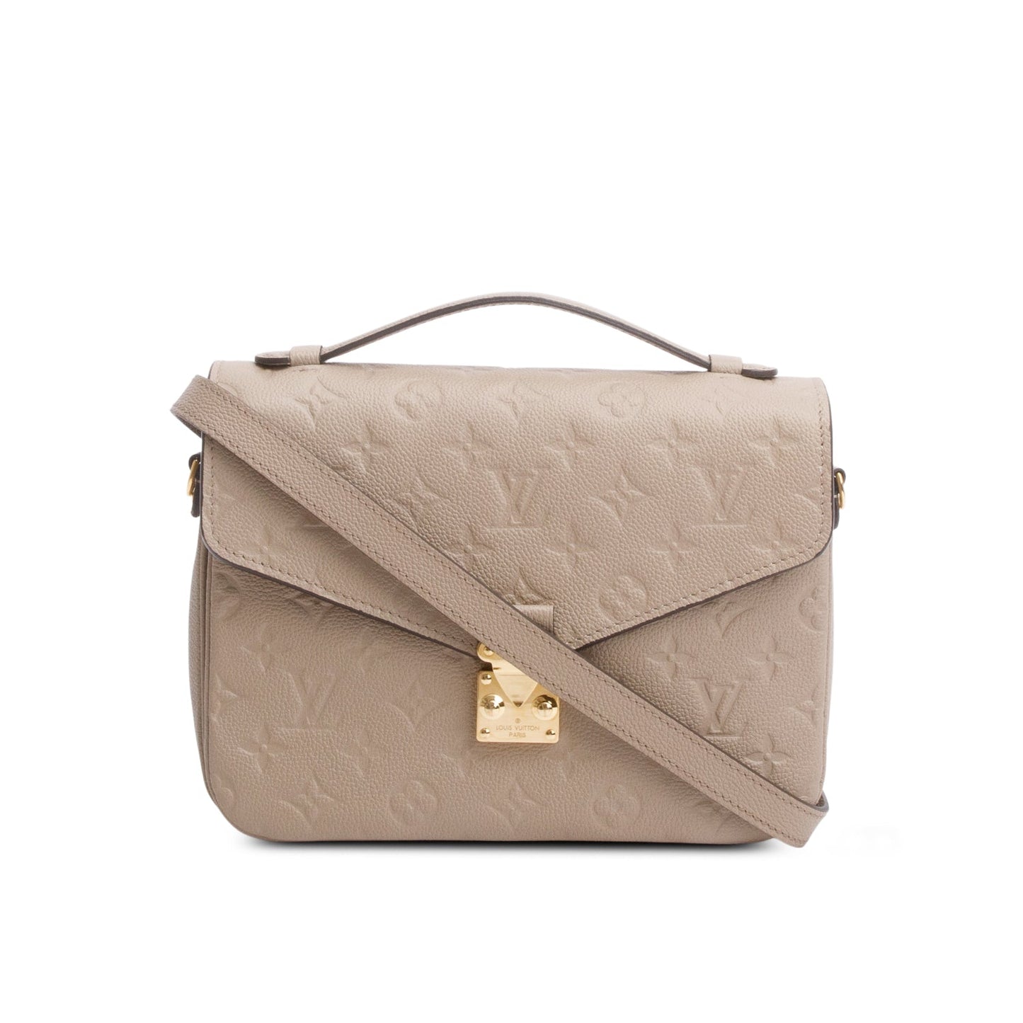 Louis Vuitton Taupe Monogram Empreinte Pochette Metis