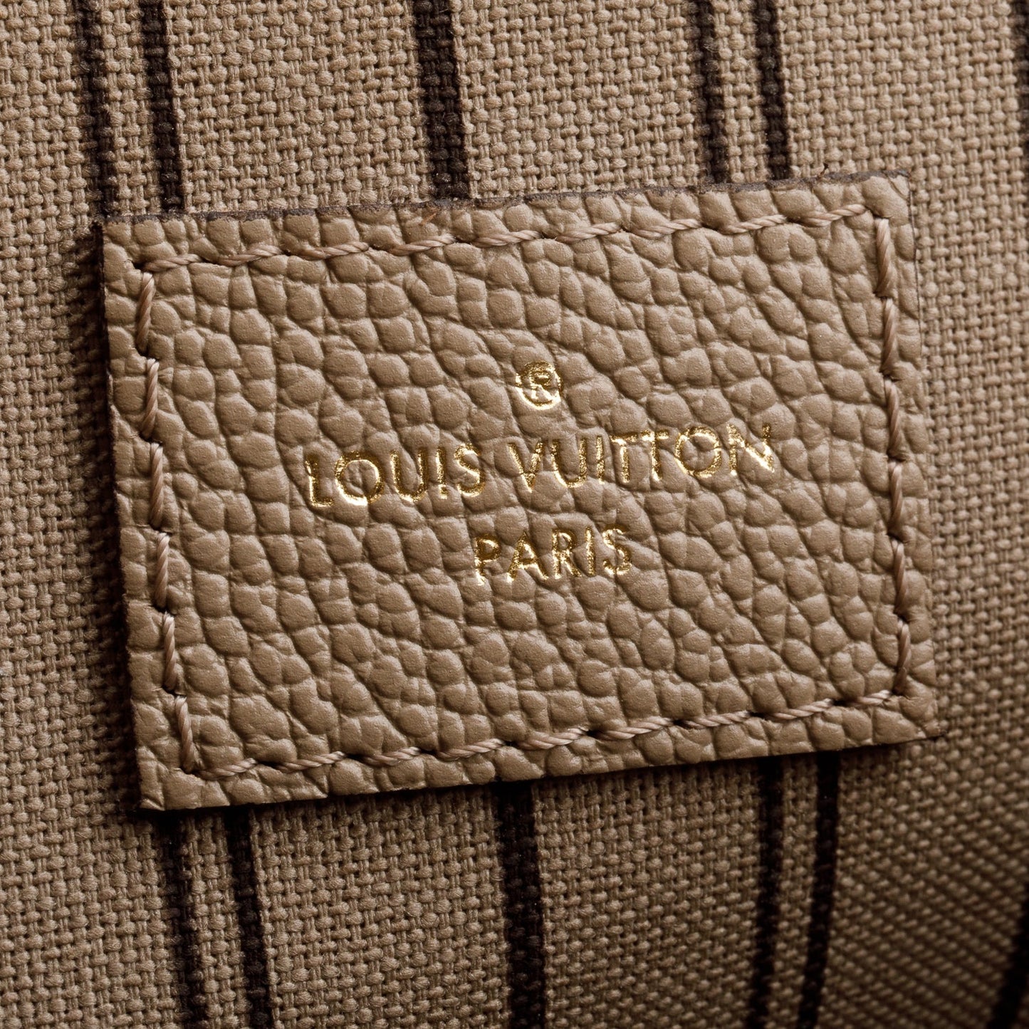 Louis Vuitton Taupe Monogram Empreinte Pochette Metis