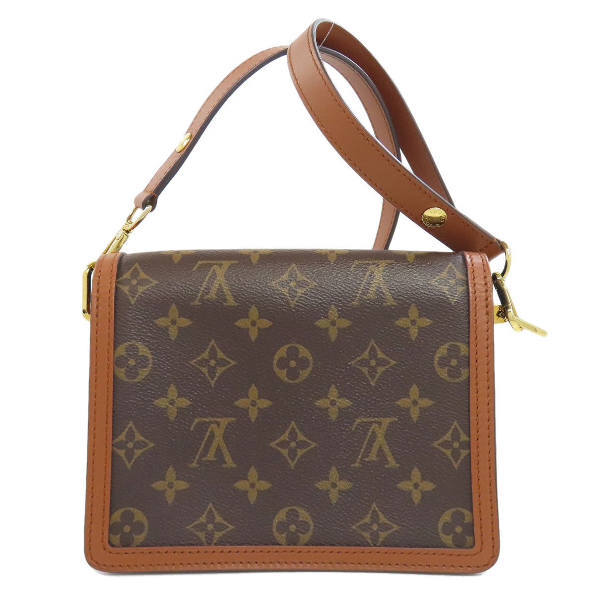 LOUIS VUITTON Shoulder Bag M45959 Monogram reverse Brown Daufine MINI Women