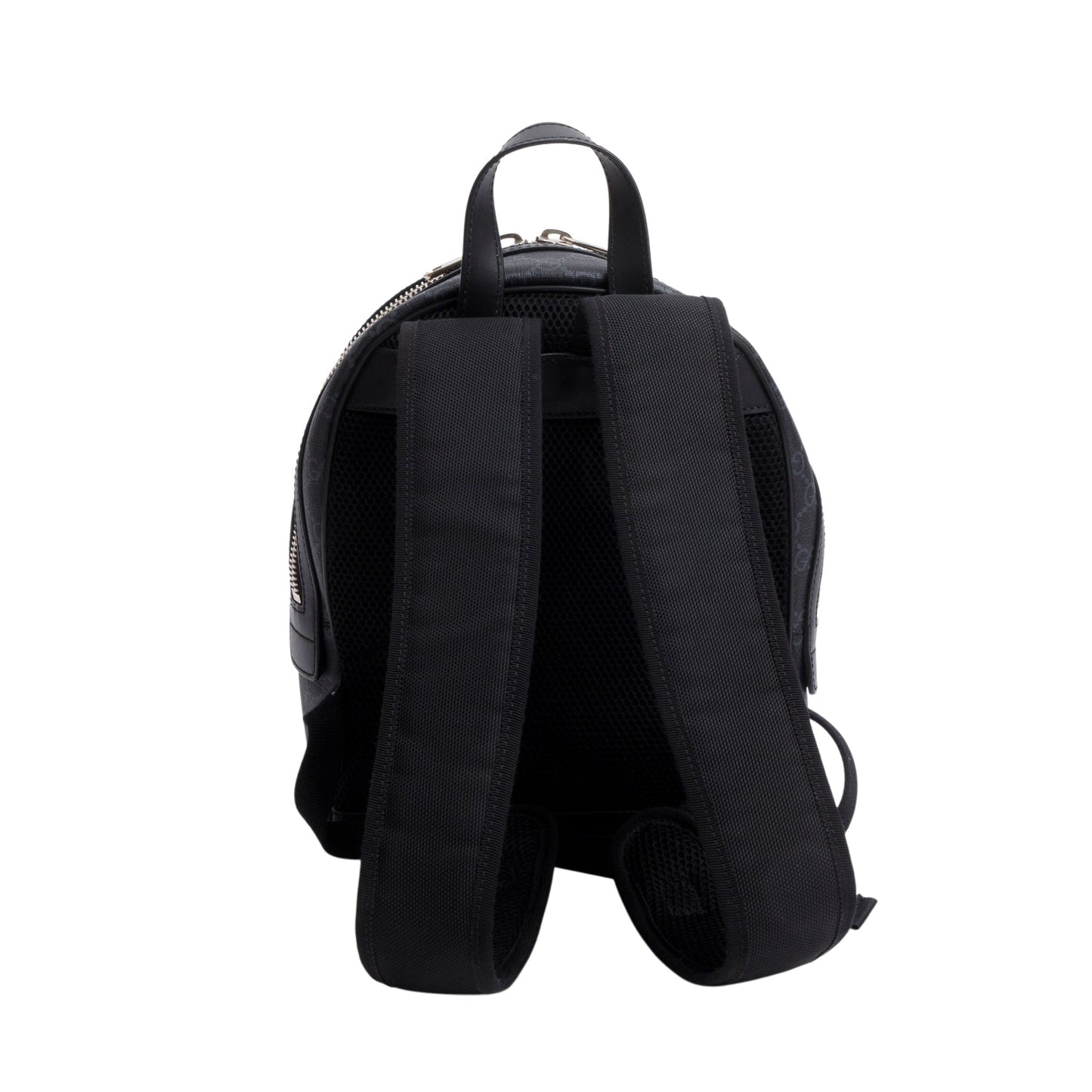 Gucci Black GG Supreme Monogram Calfskin Web Small Ophidia Day Backpack
