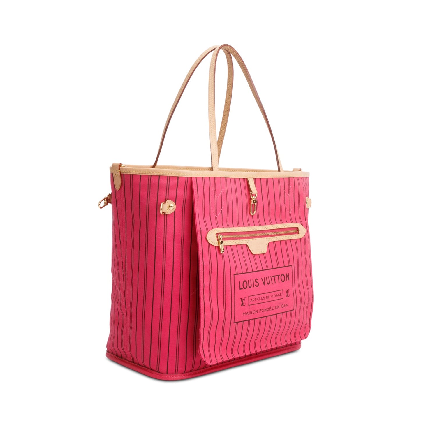 Louis Vuitton 2025 Monogram Neverfull Bandouliere Inside Out MM