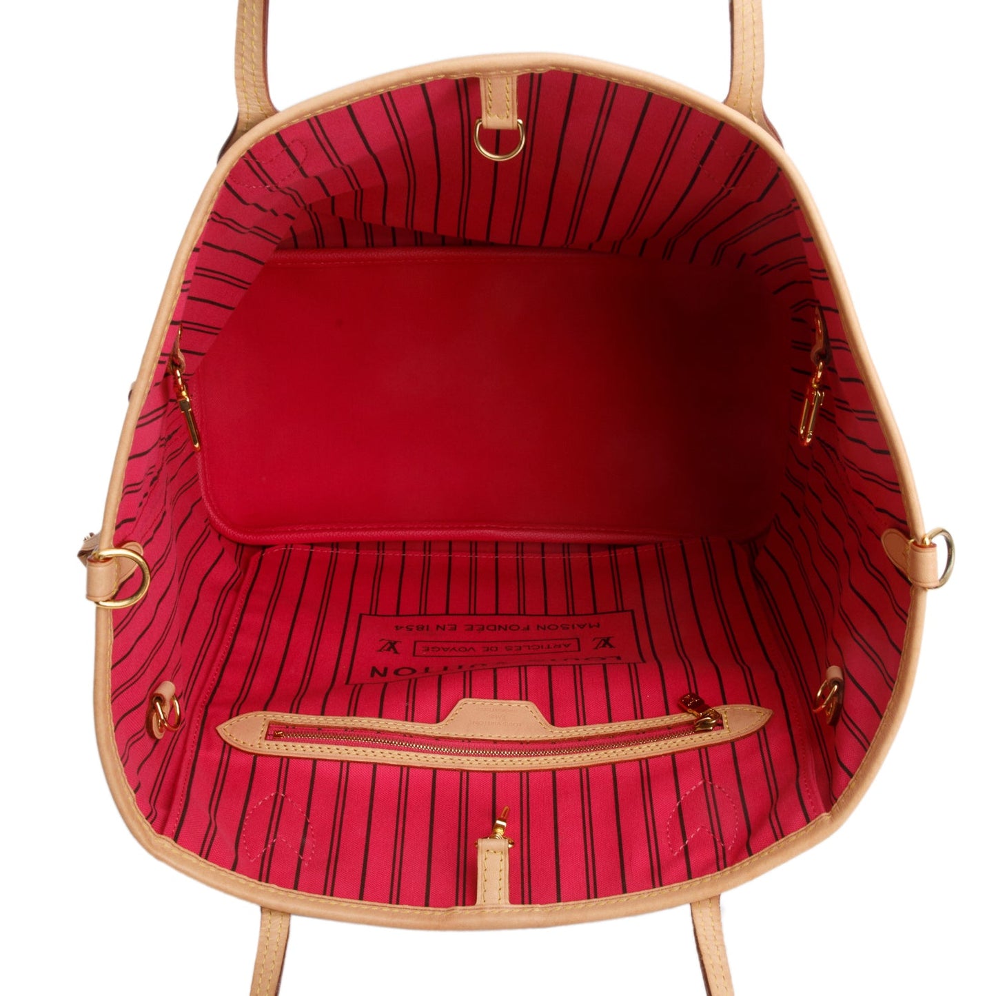 Louis Vuitton 2025 Monogram Neverfull Bandouliere Inside Out MM