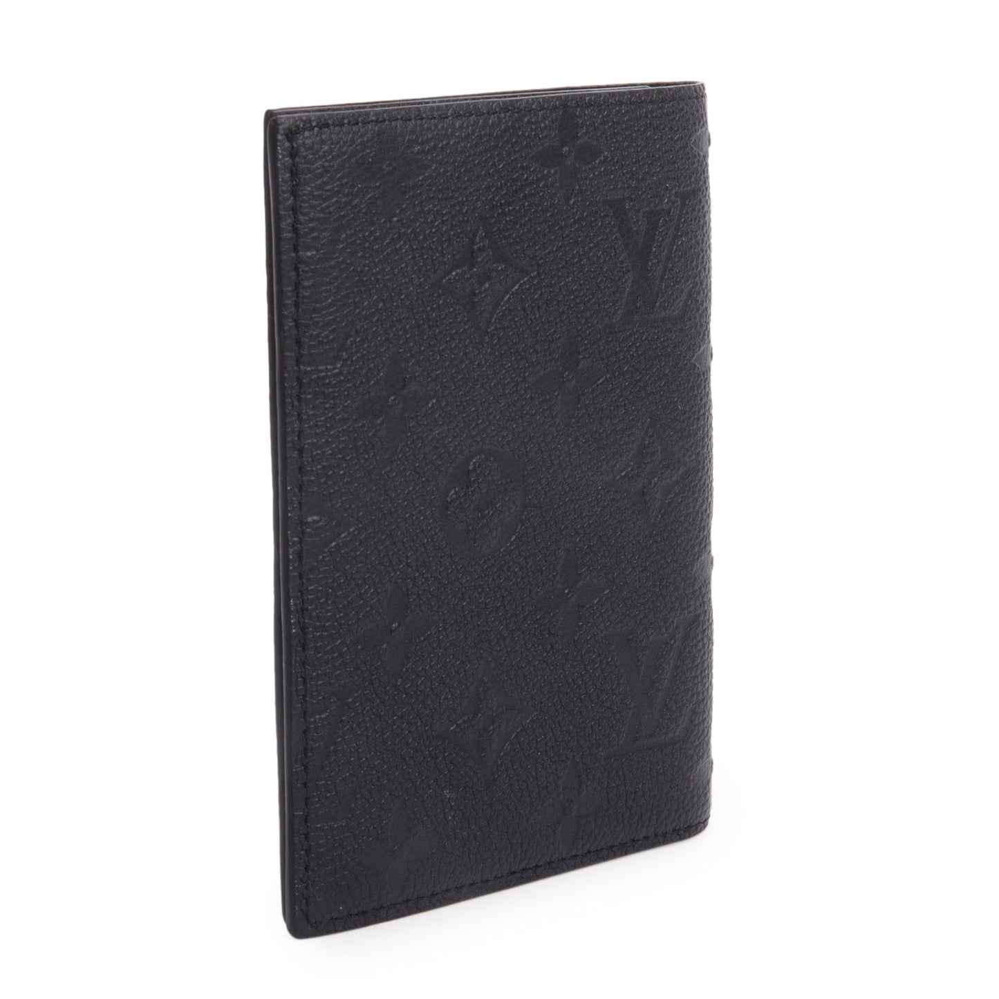 Louis Vuitton 2024 Black Monogram Empreinte Passport Cover