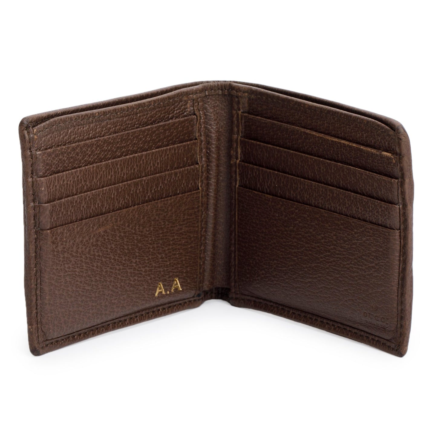 Gucci Beige GG Supreme Web Ophidia Bifold Wallet