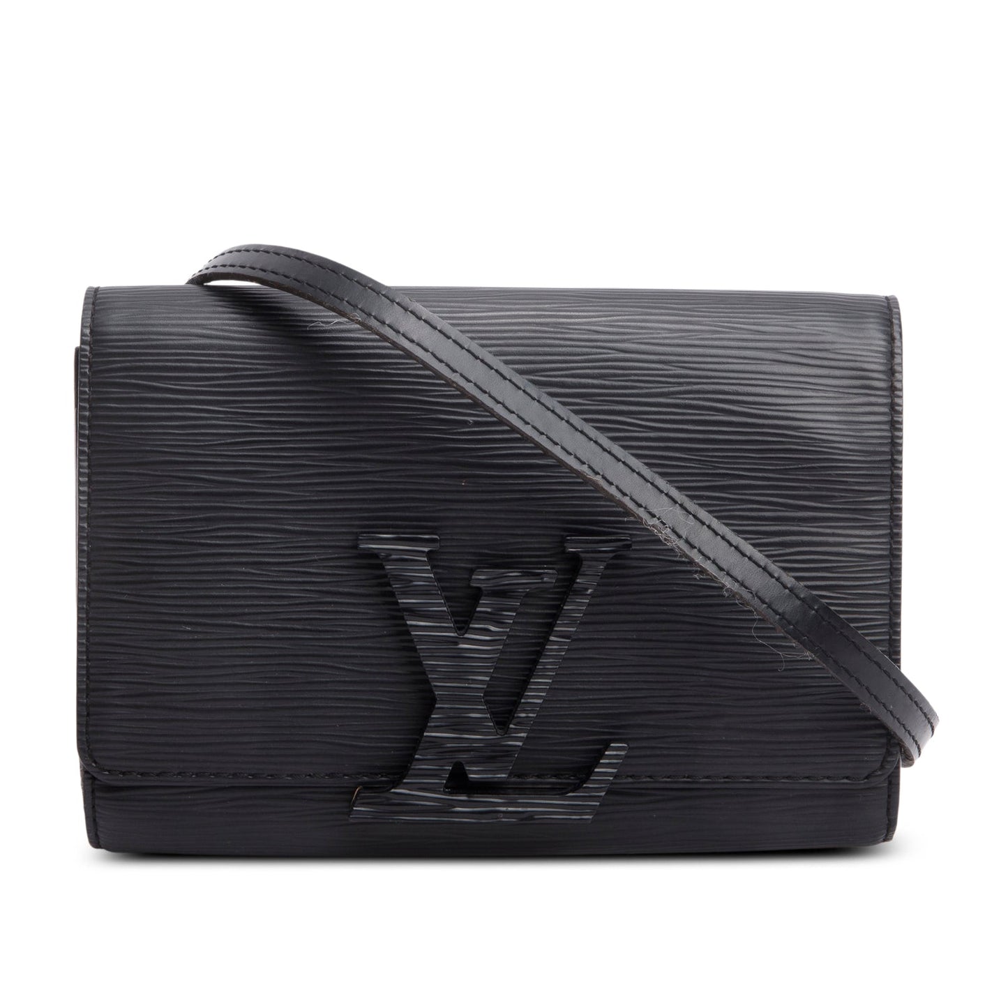Louis Vuitton Black Epi Leather Louise Strap PM