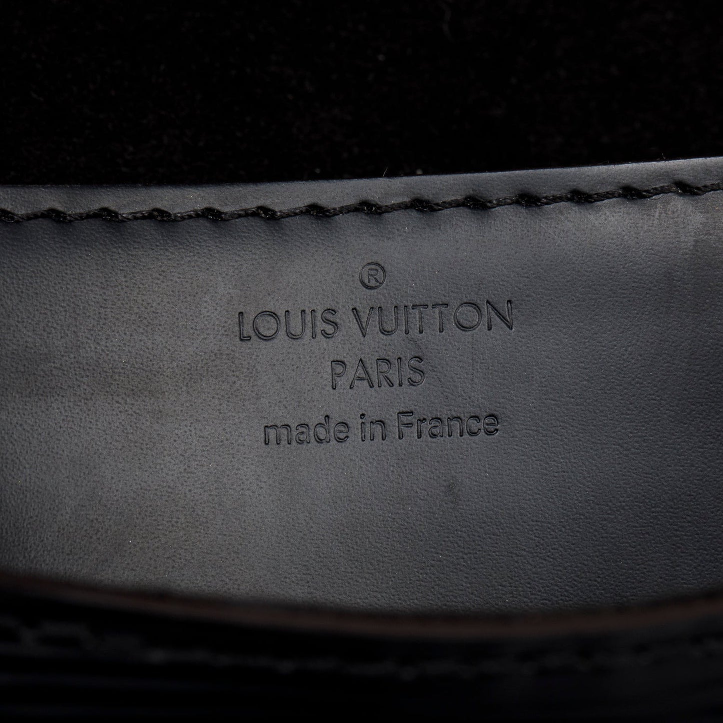 Louis Vuitton Black Epi Leather Louise Strap PM