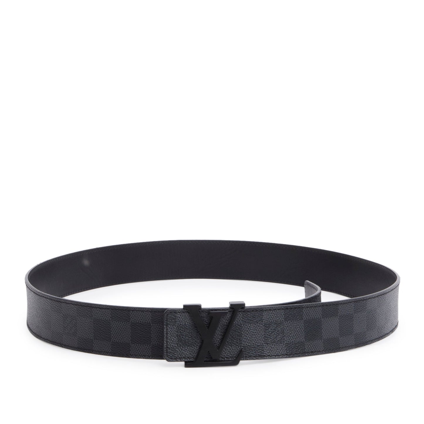 Louis Vuitton Damier Graphite Canvas LV Initials 40 MM Belt 105 42