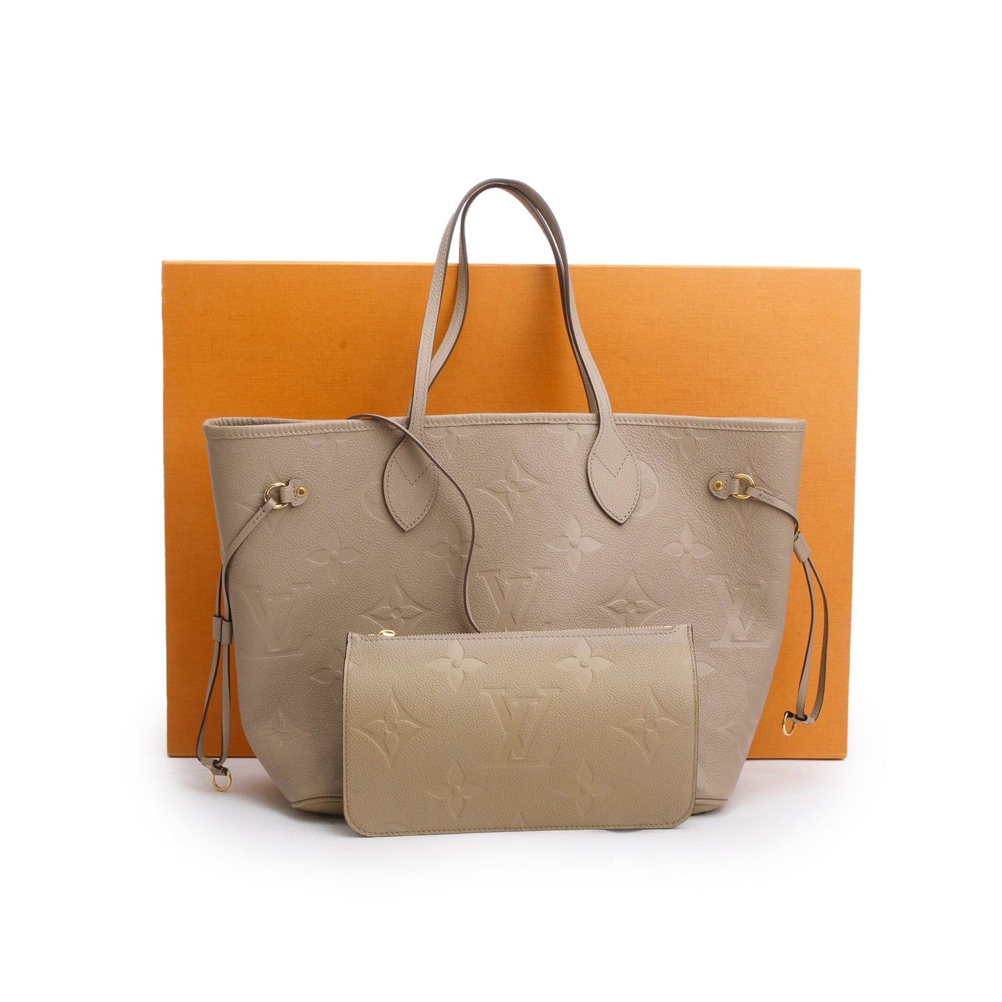 Louis Vuitton Turtledove Empreinte Monogram Giant Neverfull MM