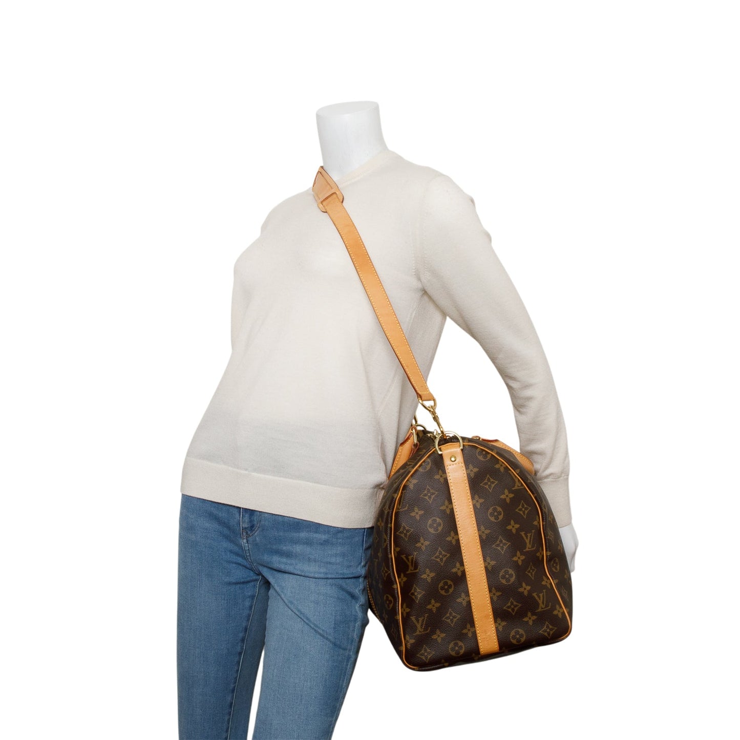 Louis Vuitton Monogram Keepall Bandouliere 50