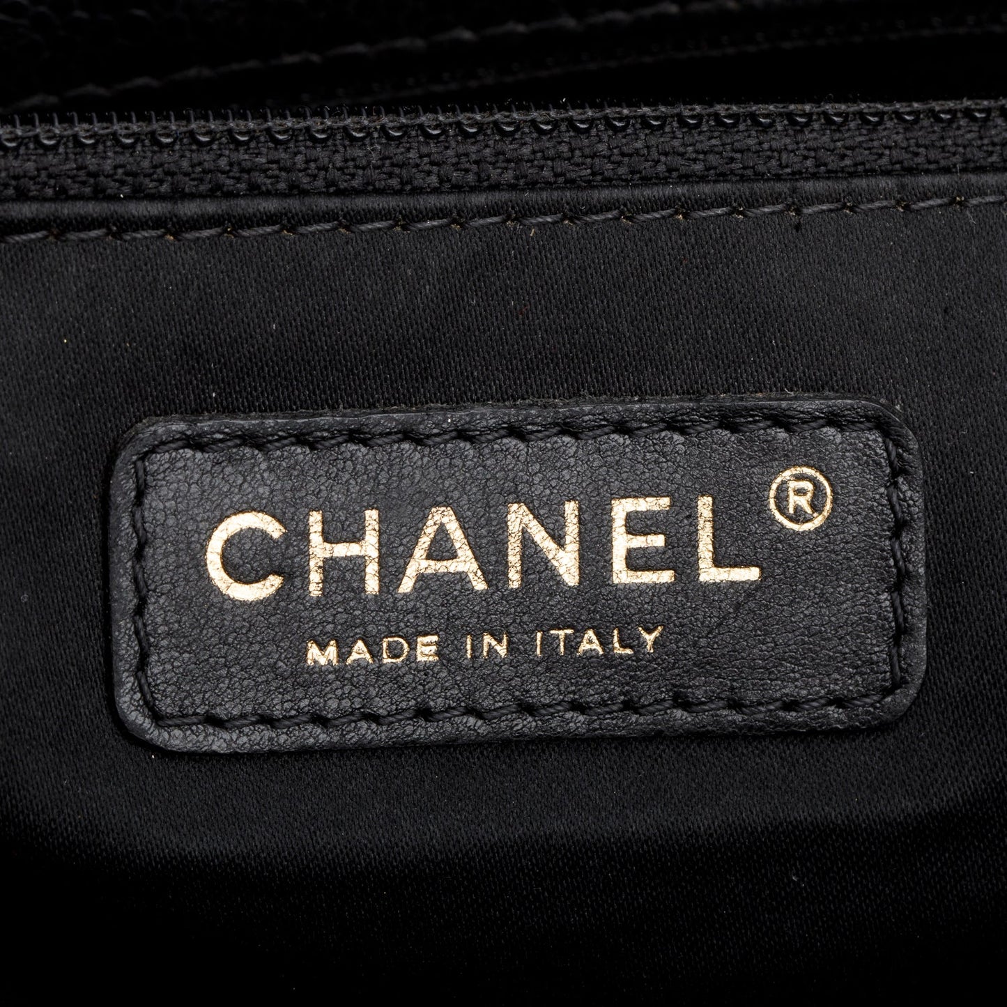 Chanel Black Caviar Quilted Grand Shopping Tote
