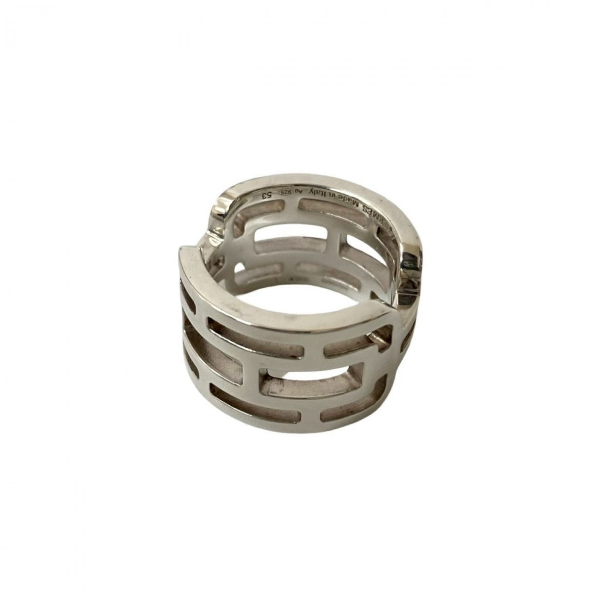 HERMES Ring Silver925 Silver Alkane PM