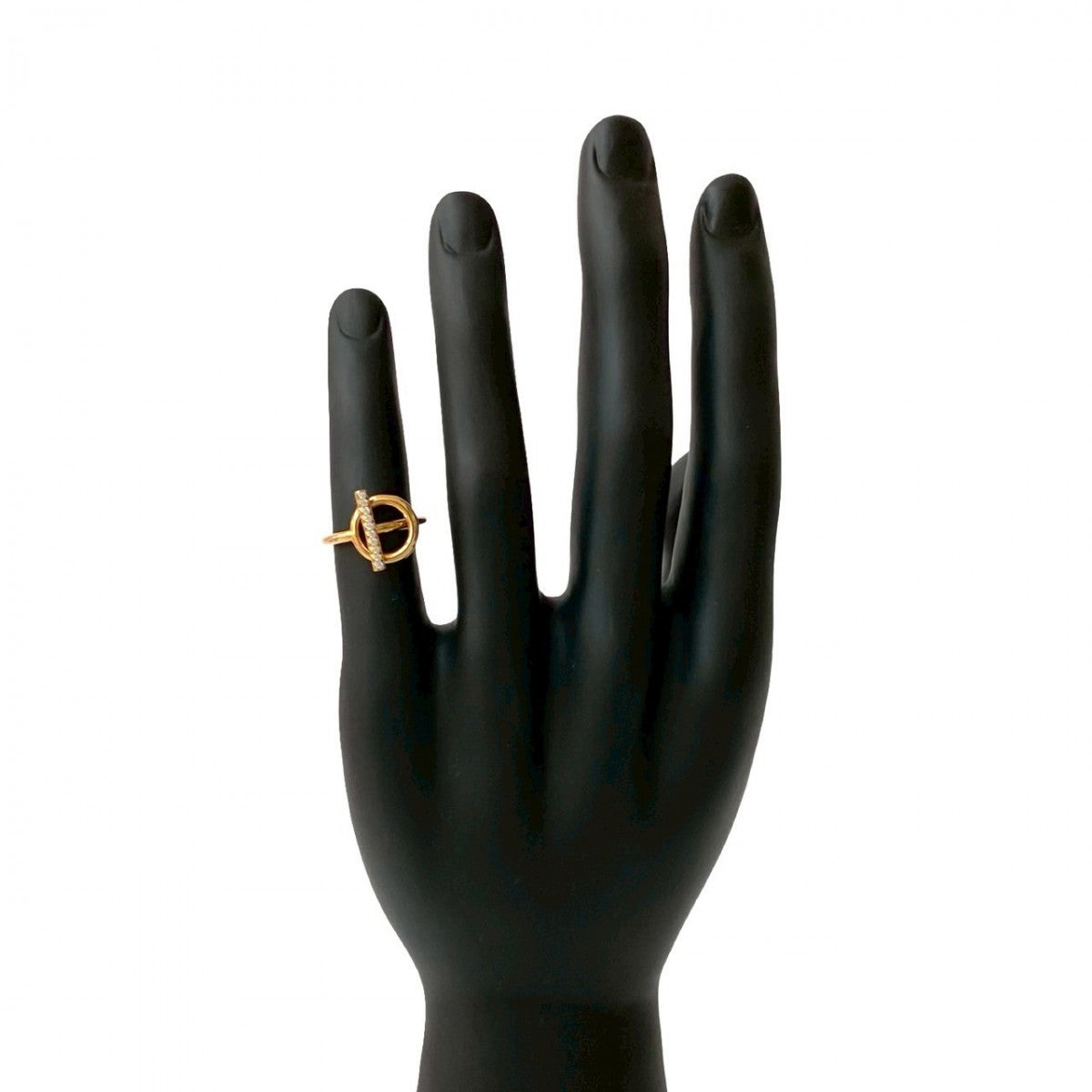 HERMES Ring K18 Pink Gold gold Echape