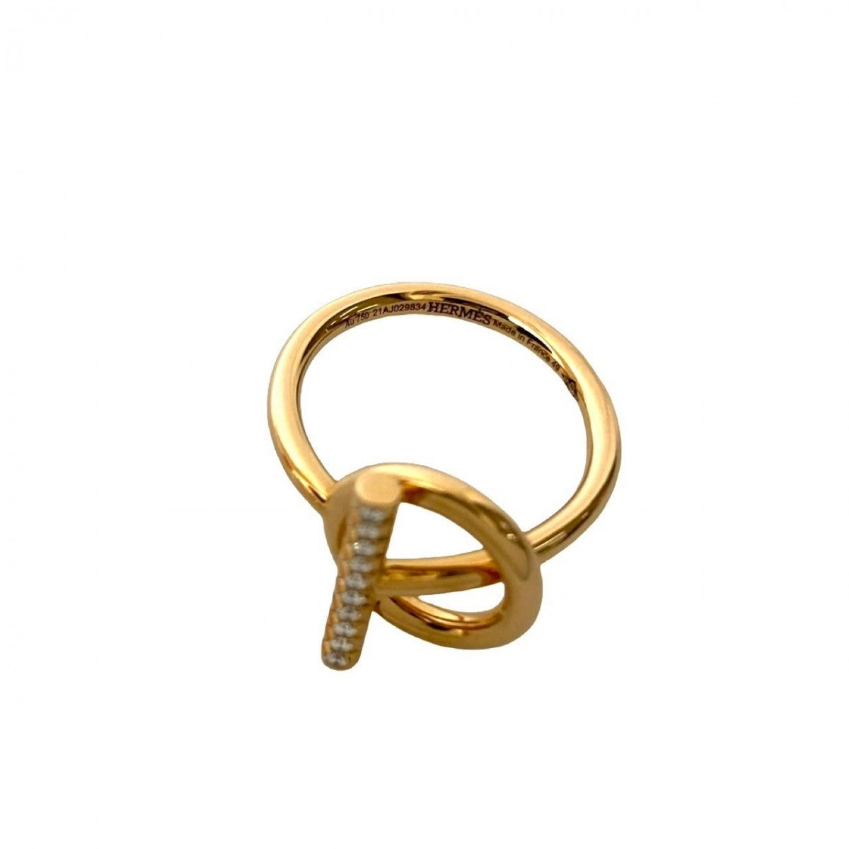 HERMES Ring K18 Pink Gold gold Echape