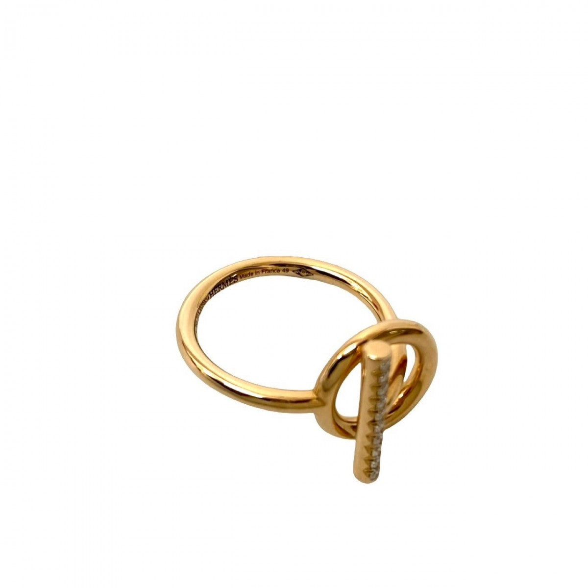 HERMES Ring K18 Pink Gold gold Echape