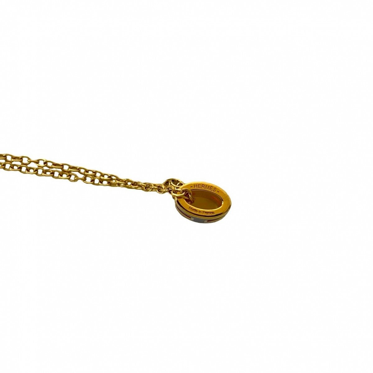 HERMES Necklace Gold Plated gold Mini pop ash