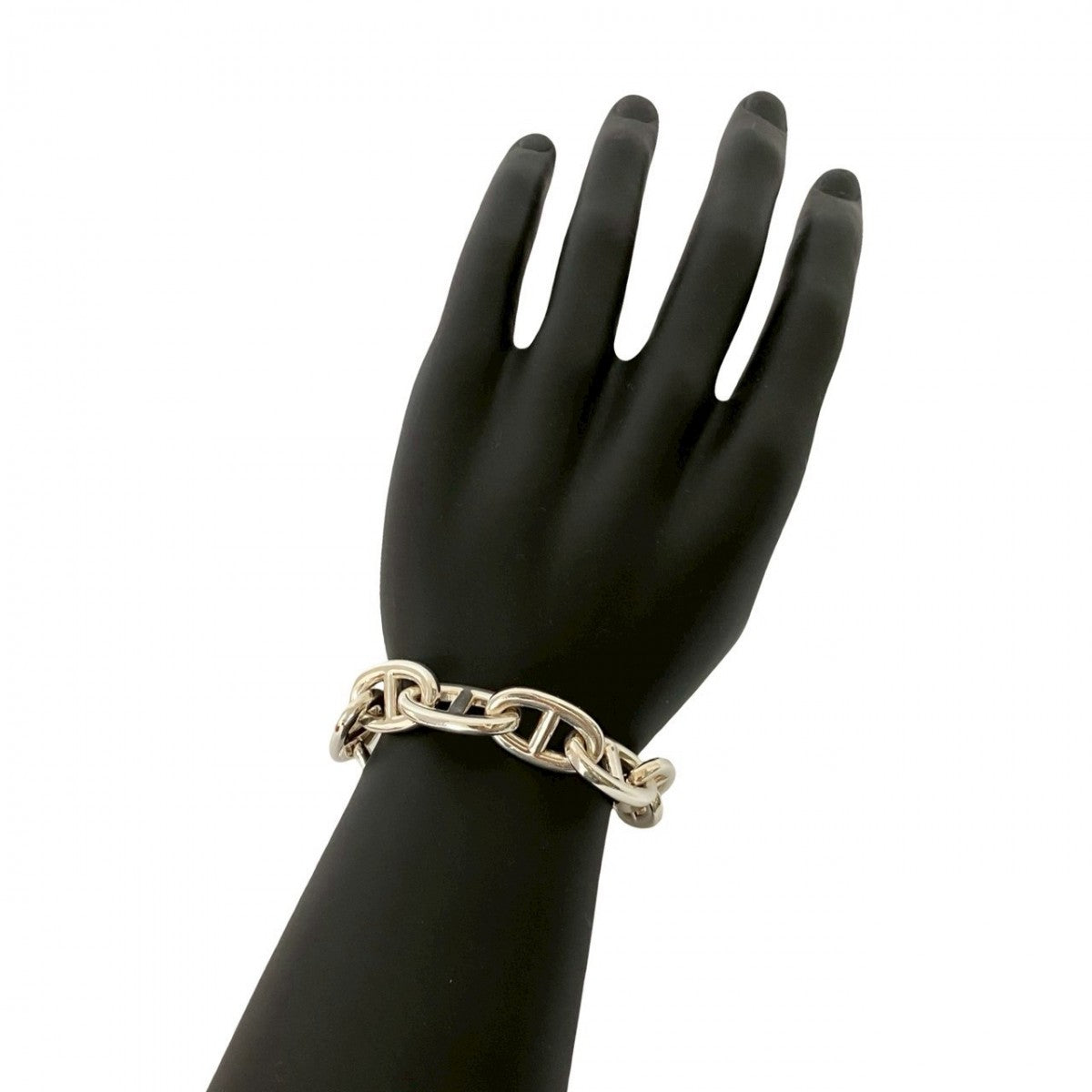 HERMES bracelet Silver925 Silver Chene Dunkle TGM 13 frames