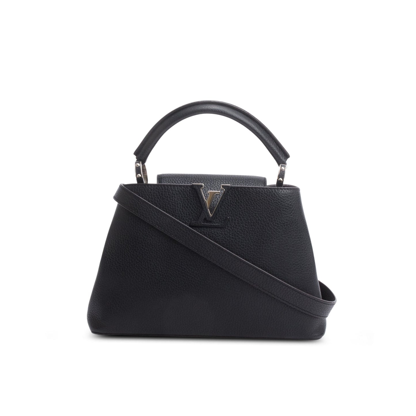 Louis Vuitton Black Taurillon Mini Capucines