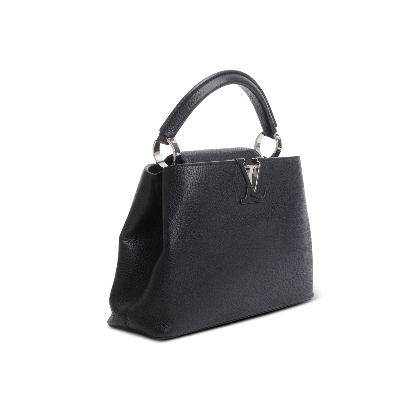 Louis Vuitton Black Taurillon Mini Capucines