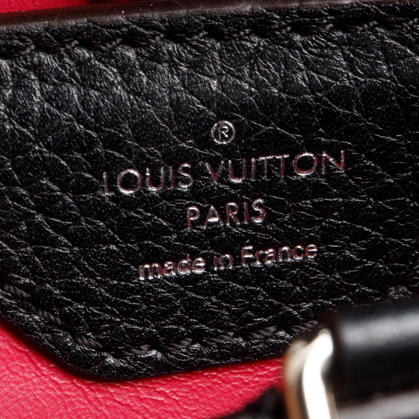 Louis Vuitton Black Taurillon Mini Capucines
