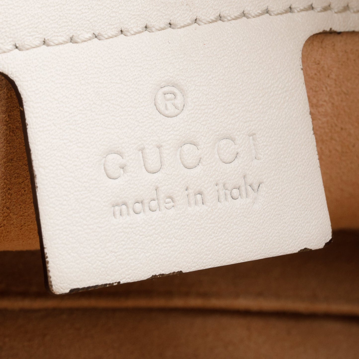Gucci White Leather Matelasse Dionysus Hobo