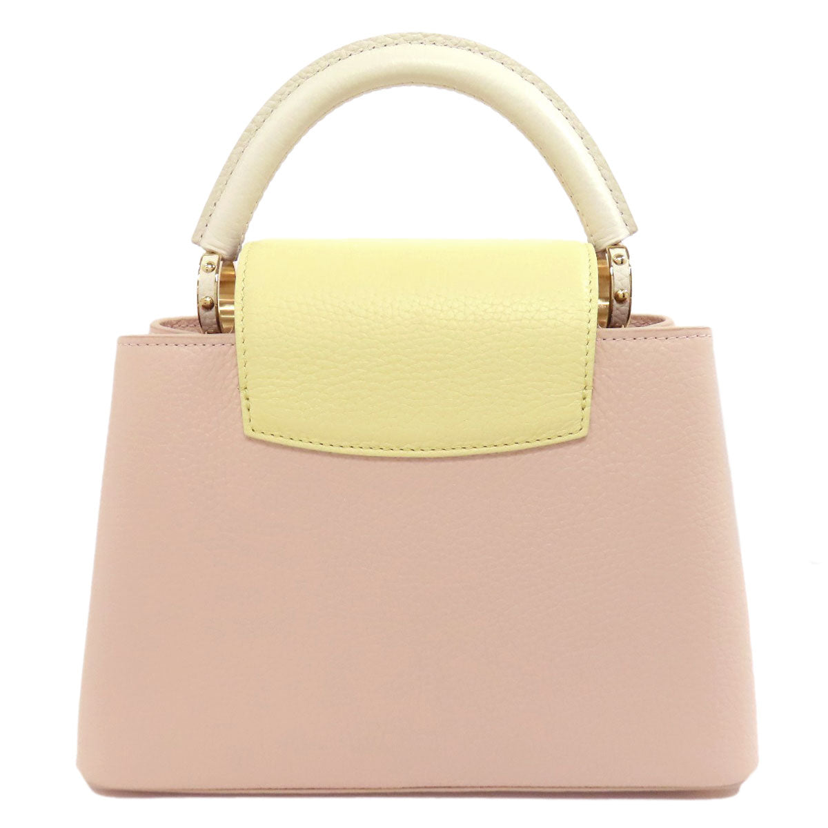 LOUIS VUITTON Handbag M22514 Taurillon Clemence Leather pink Capusine BB
