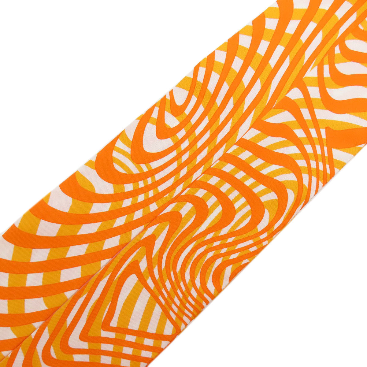 HERMES scarf silk Orange Twilly Women