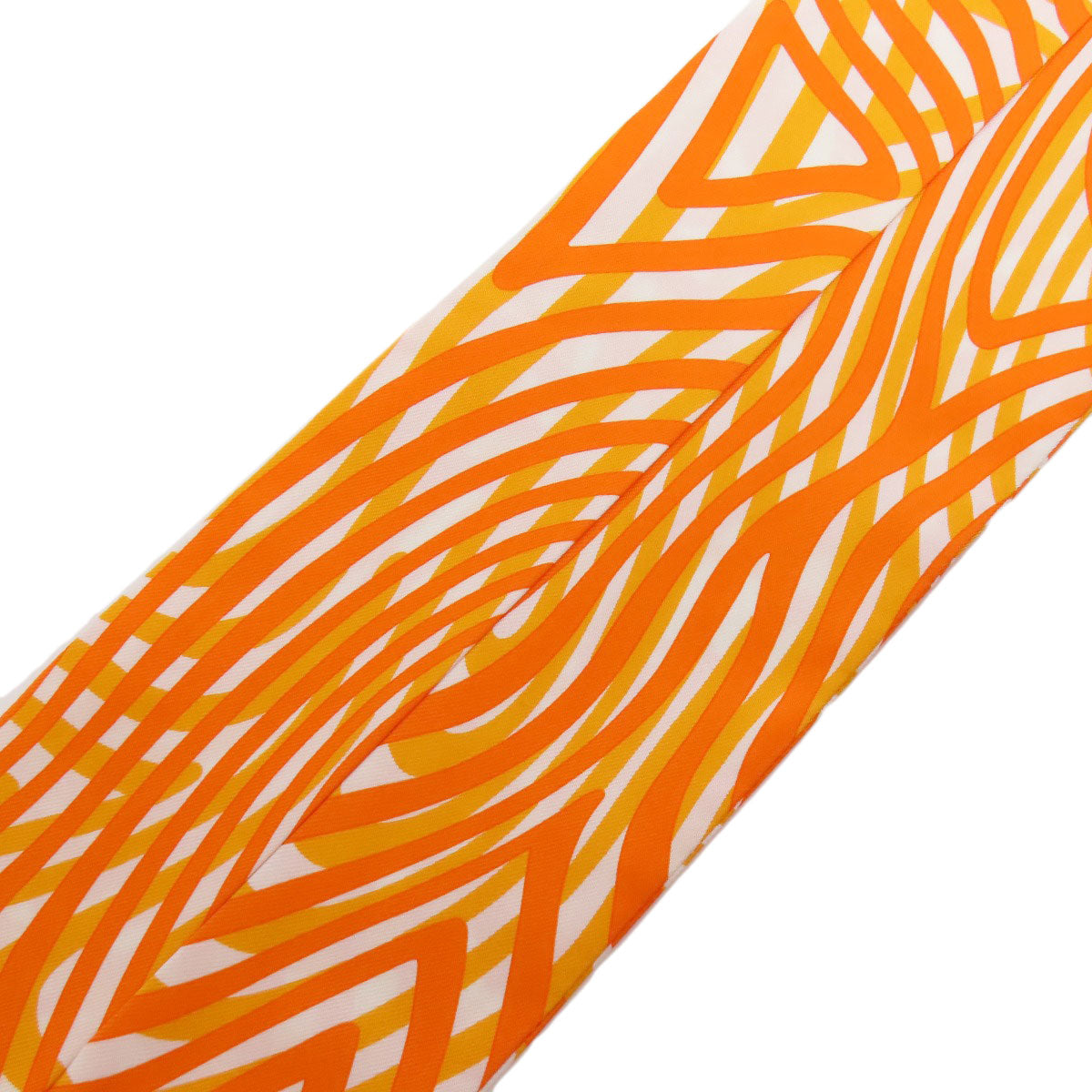 HERMES scarf silk Orange Twilly Women