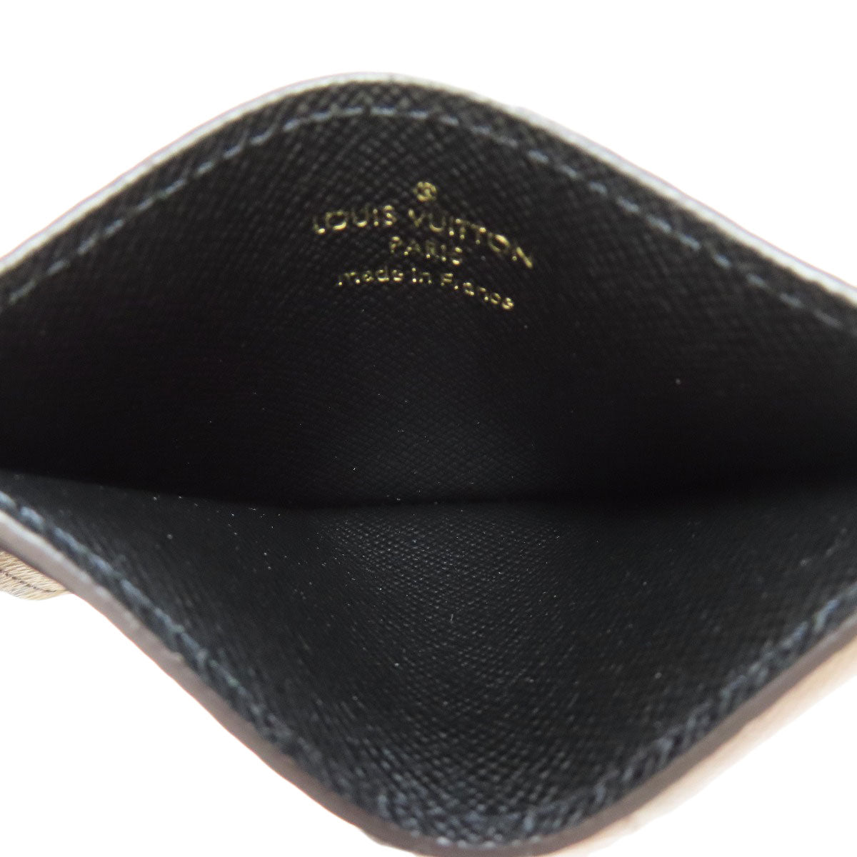 LOUIS VUITTON Card Case M69161 Monogram reverse Brown Porto cult  Simple Women